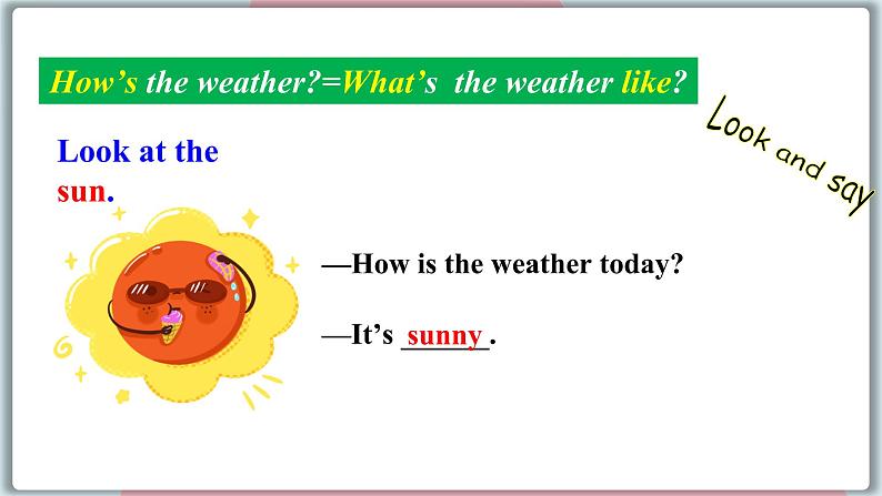 冀教版八年级英语下册--Unit 1 Lesson 1  How’s the weather（课件+素材）07