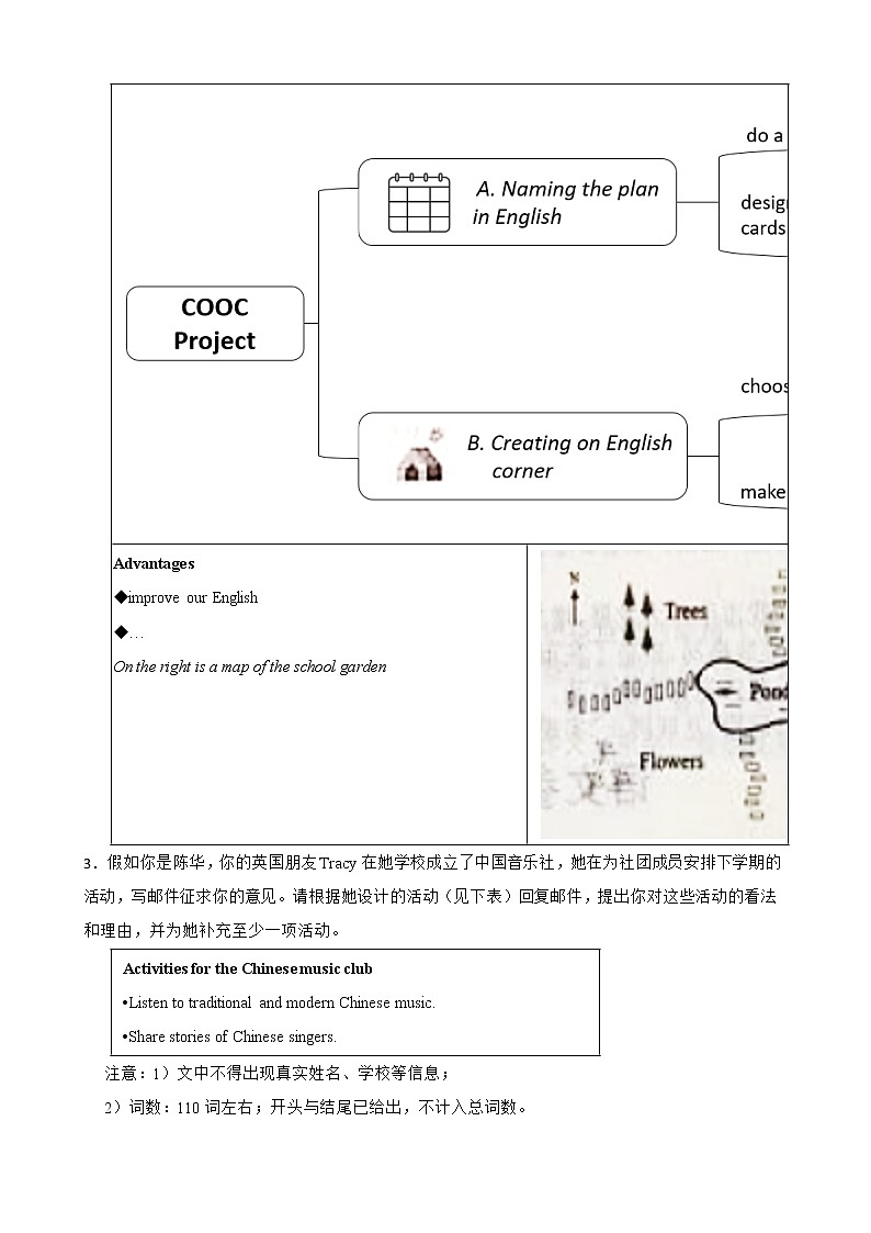 浙江省2022年中考英语真题分类汇编：书面表达（材料写作）及答案02