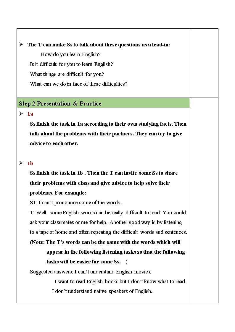 Unit 1 Section B（1a-1e）教案第2页