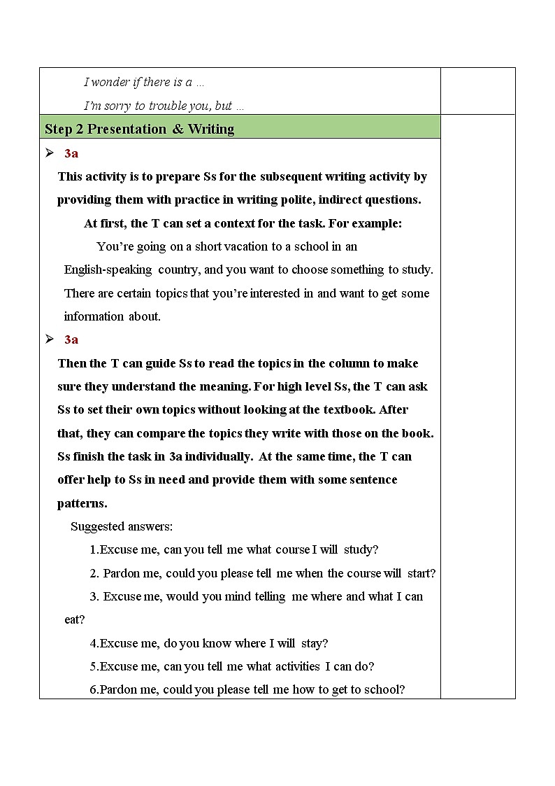 人教版九年级全一册英语Unit 3 SectionB (3a-self check)课件+教案02