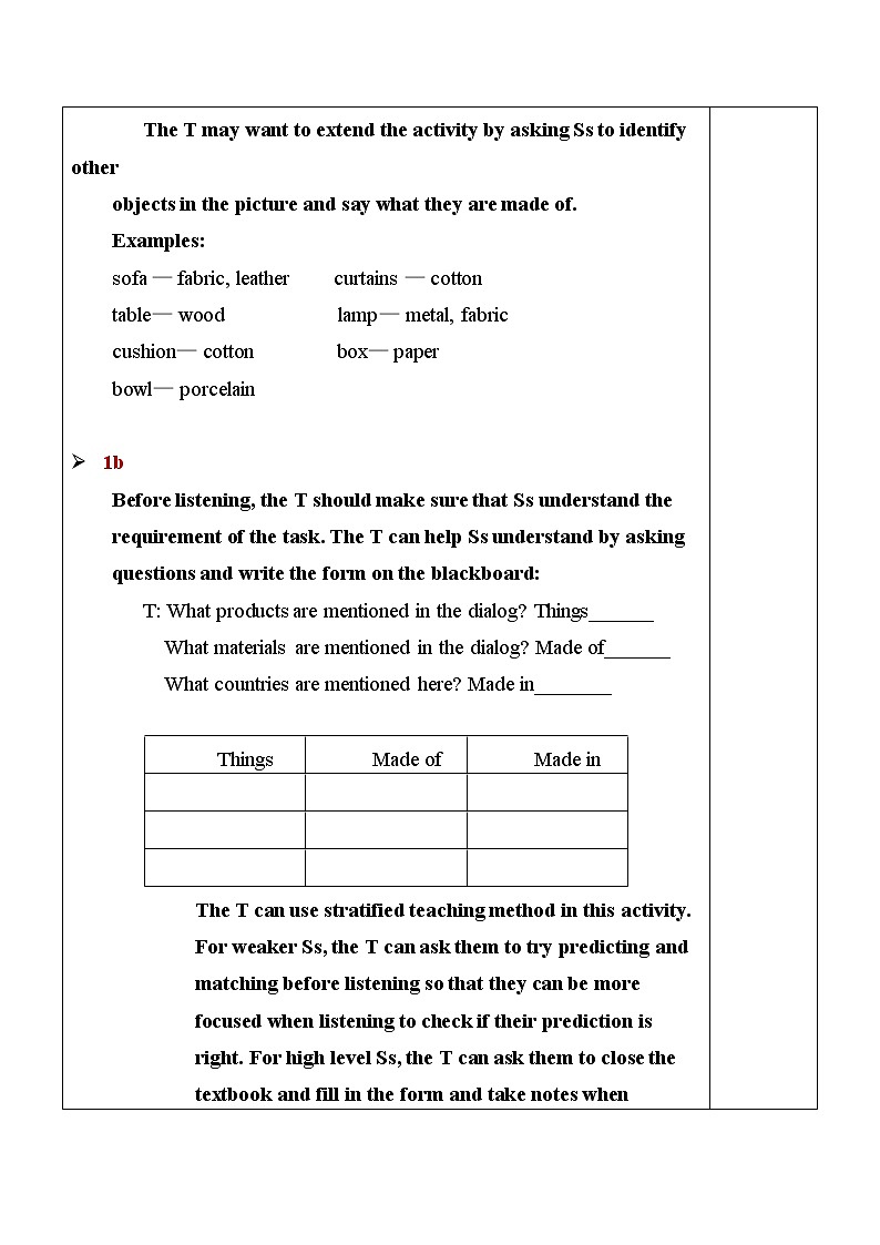 Unit 5 Section A（1a-1c）教案第3页