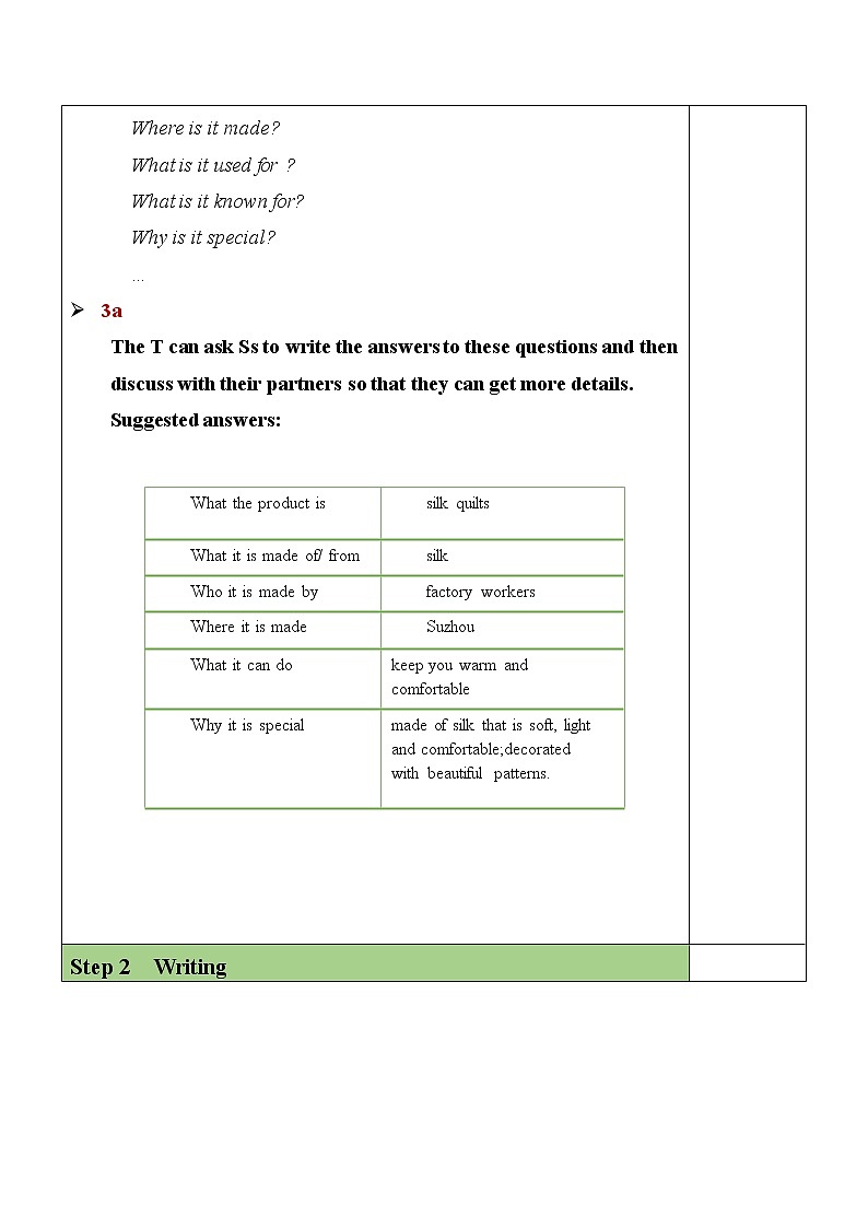 Unit 5 Section B（3a-Self Check）教案 第2页