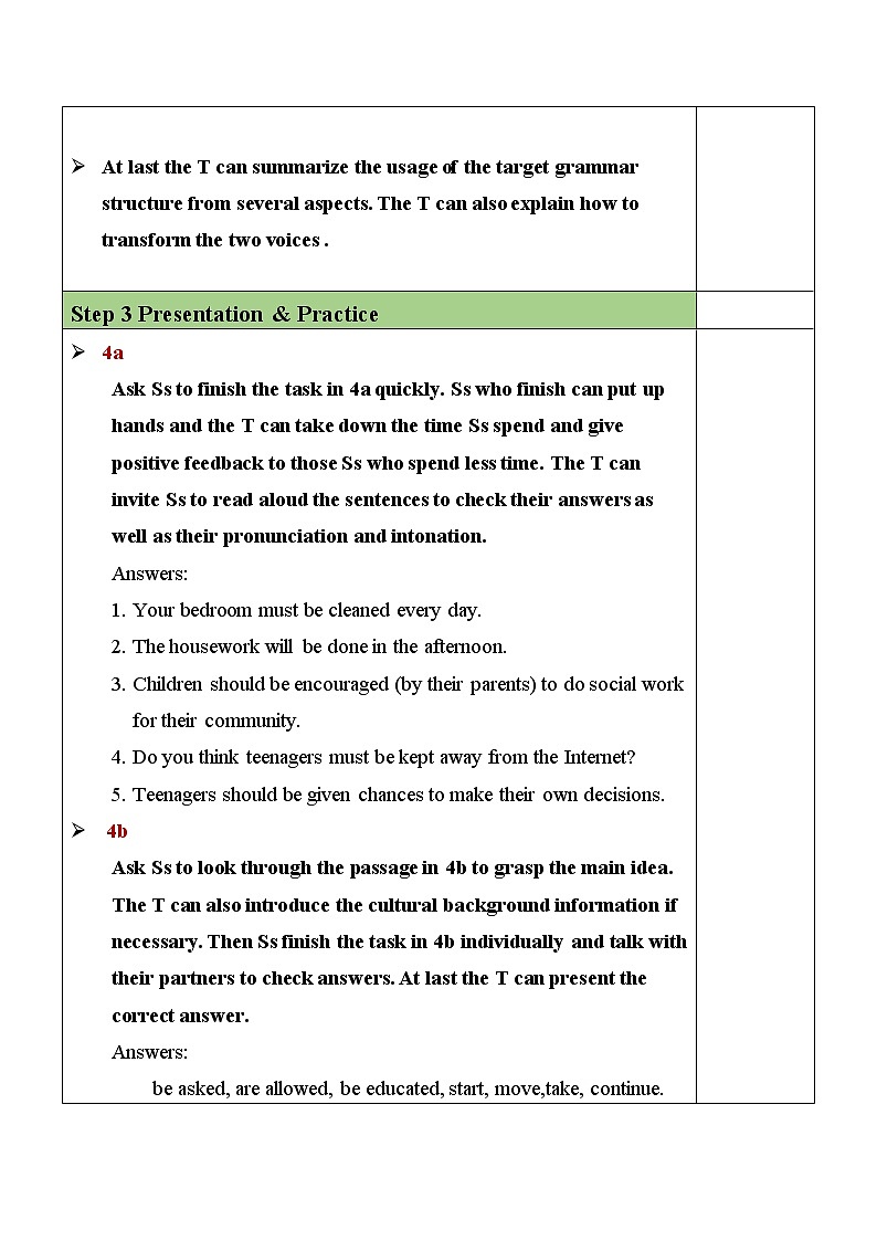 Unit 7 Section A（GF-4c）教案 第3页