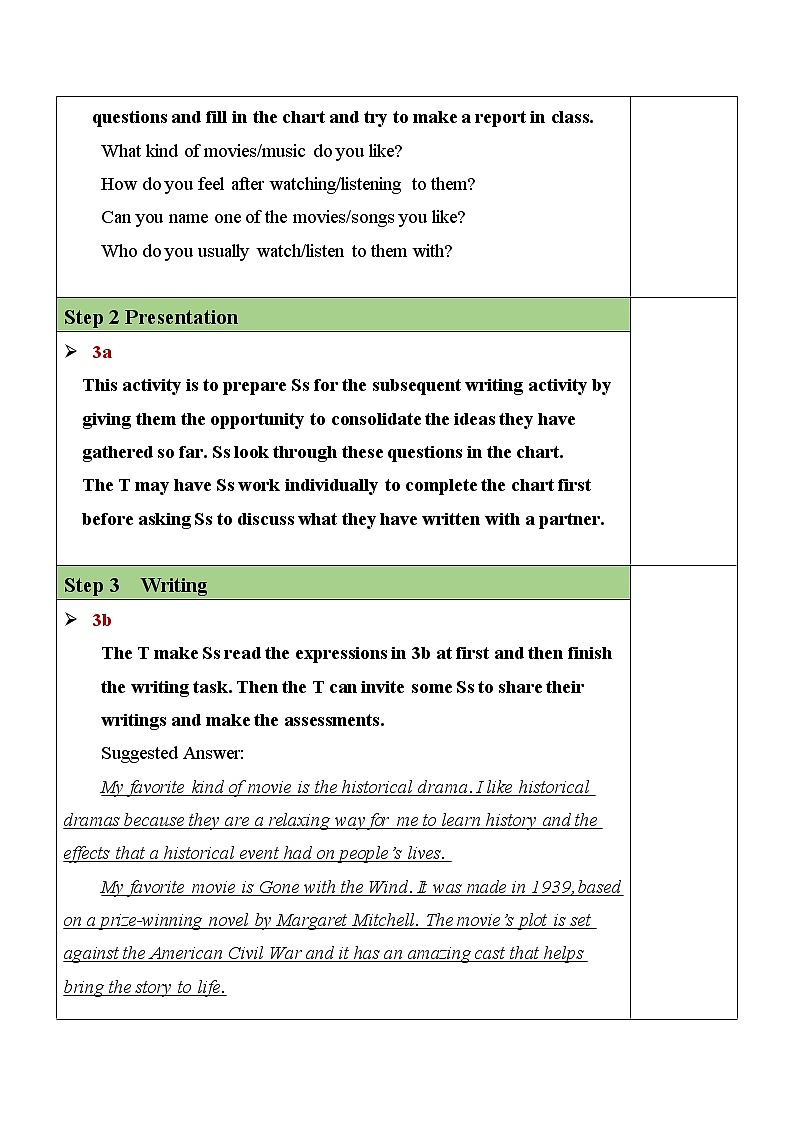 人教版九年级全一册英语Unit 9 SectionB（3a-Self Check）课件+教案02