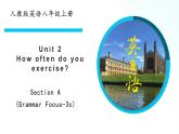 人教版英语八年级上册 Unit2 How often do you exercise  SectionA(grammer-3c)课件+素材