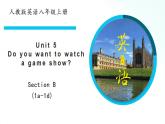 人教版英语八年级上册 Unit 5 do you want to watch a game show sectionB(1a-1e)课件+素材