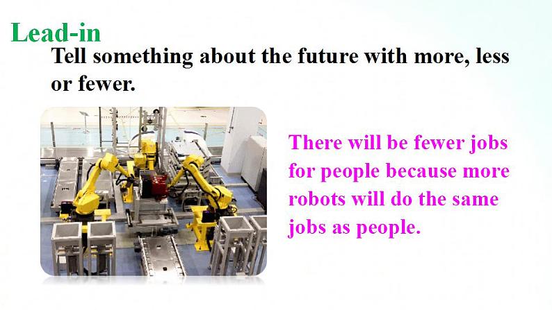 人教版英语八年级上册 Unit7Will people have robots？Section B（1a-1e）课件+素材04