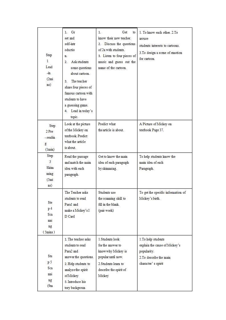 人教版新目标初中英语八年级上册《Unit5 SectionB》教学设计第2页