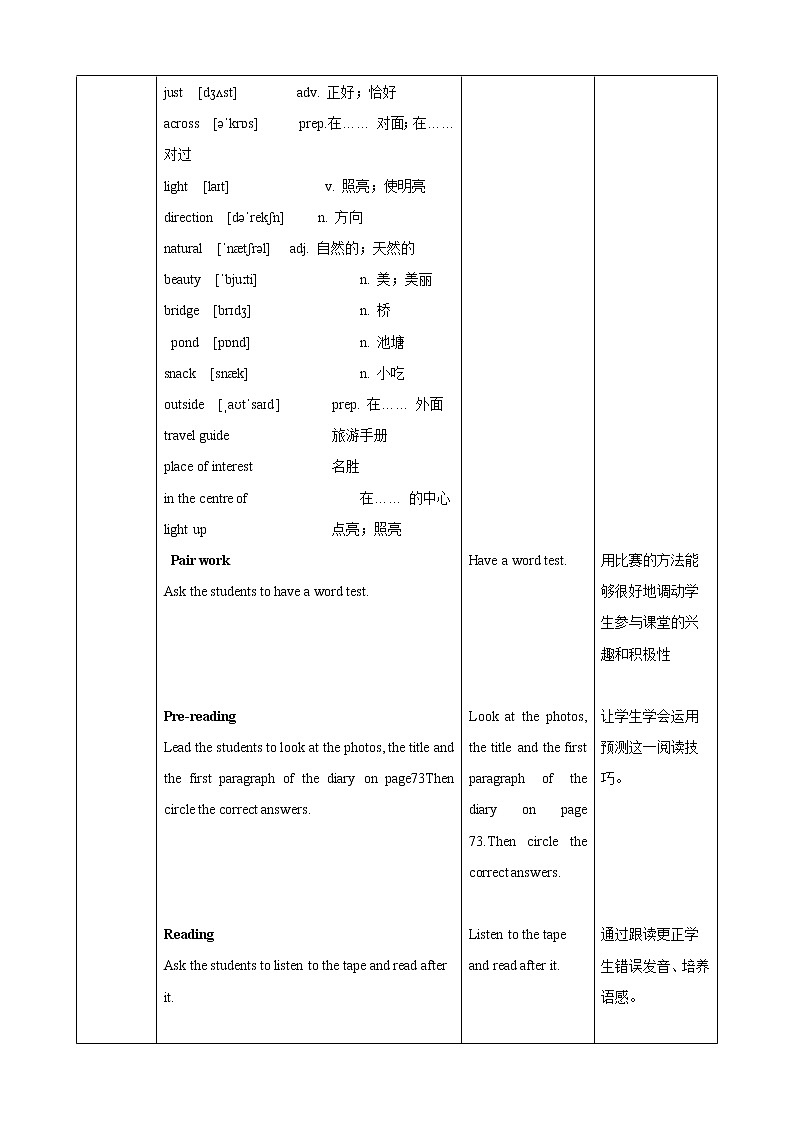 牛津深圳广州版7年级上册英语Unit 6 Travelling around Asia第1课时ReadingI教案02