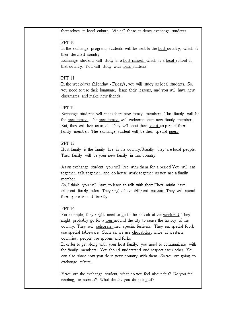 《Unit 5 Educational exchanges》vocabulary and reading 课件+教案03