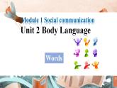 Unit 2 Body language词汇讲解课件2021-2022学年牛津深圳版（广州沈阳通用）八年级英语下册