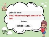 Unit 4 Our World《Topic1 SectionC》课件+教案