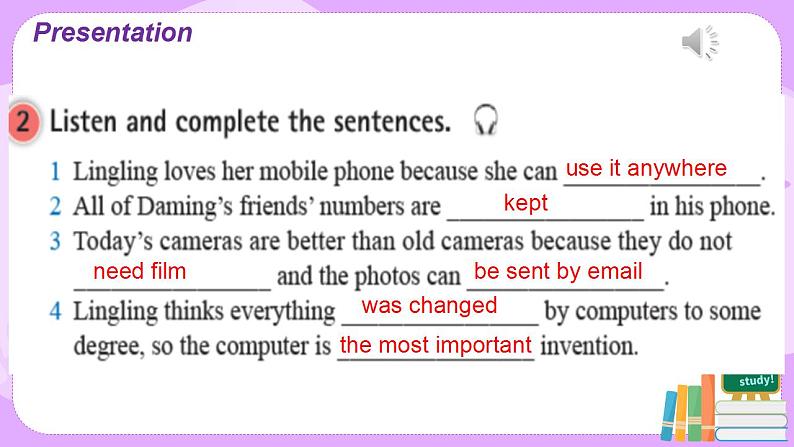 Module 9 Unit 1 Will computers be used more than books in the future课件PPT+教案05