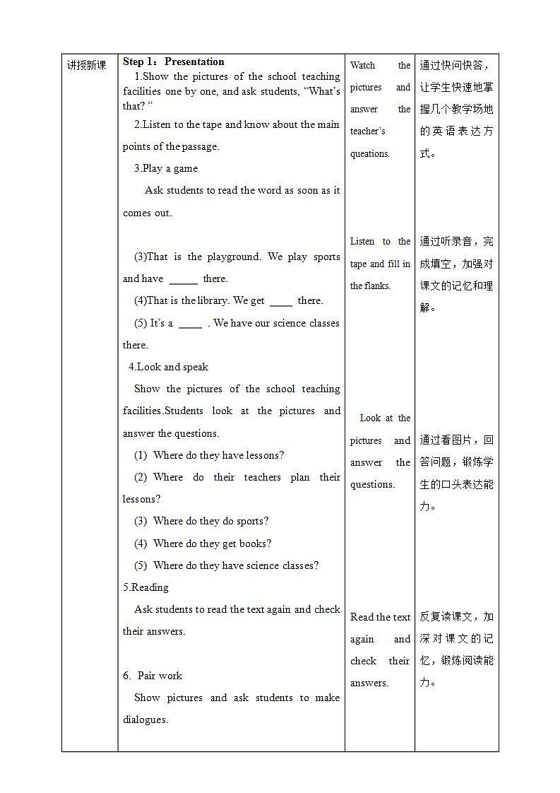 冀教版7上英语 Unit1 Lesson3 Welcome to our school 课件+教案+练习02