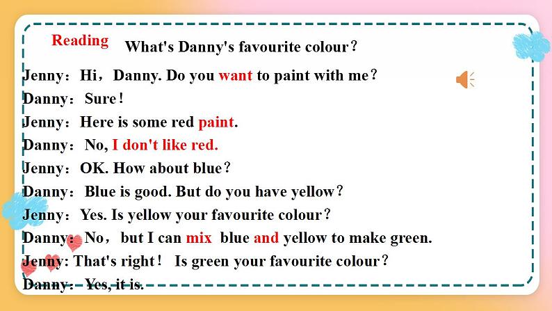 冀教版7上英语 Unit2 Lesson8 Danny's Favourite Colour 课件+教案+练习+音视频08