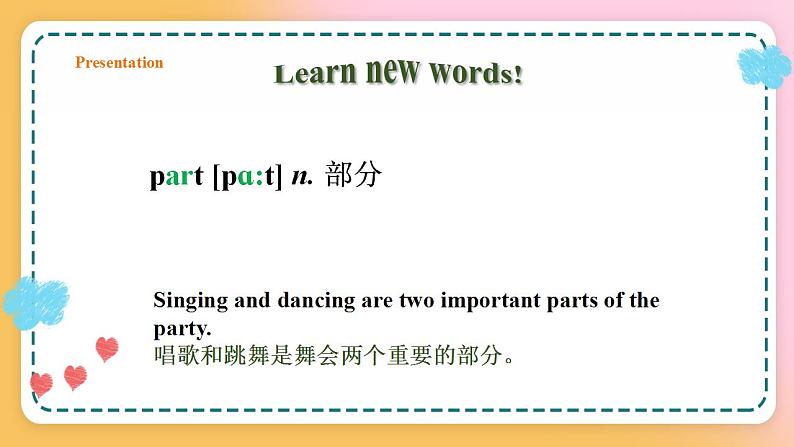 冀教版7上英语 Unit3 Lesson13 Body Parts 课件+教案+练习+音视频04