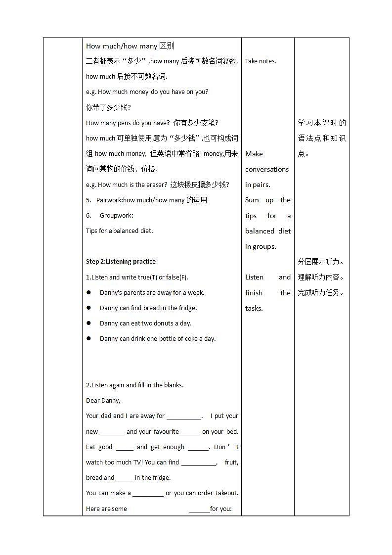 冀教版7上英语 Unit4 Lesson24 Eat good food 课件+教案+练习+音视频02