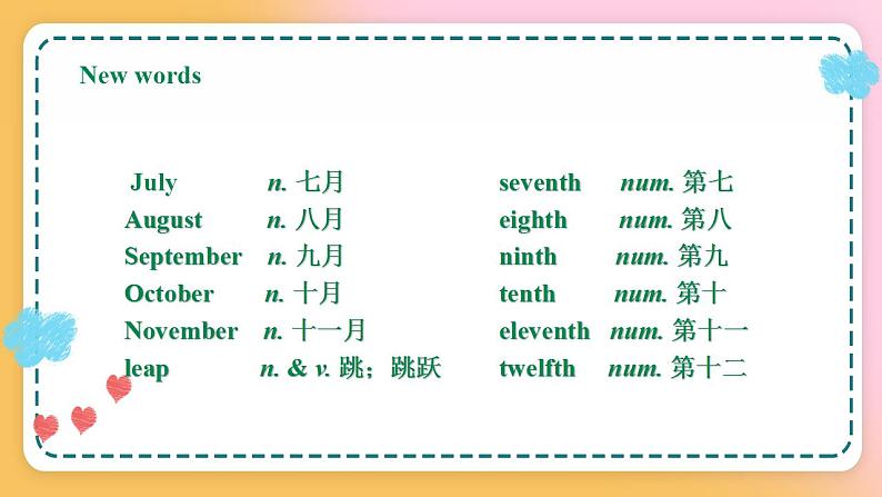 冀教版7上英语 Unit7 Lesson40 When is your birthday 课件+教案+练习+音视频06