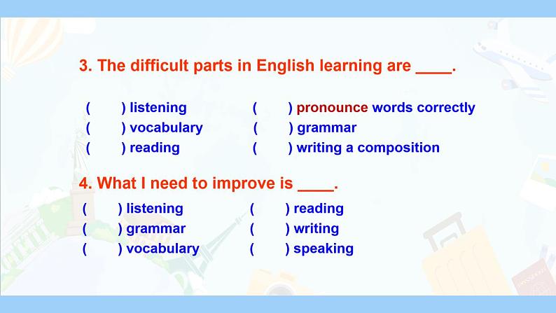 仁爱科普版 英语 九年级上册课件Unit 3 Topic 3 Section A04