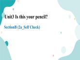 人教版新目标7年级上册英语Unit3 Is this your pencil SectionB (2a-Self Check)课件+教案+练习+音频
