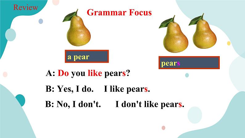 人教版新目标7年级上册英语Unit6 SectionA(Grammar focus-3c)课件第6页