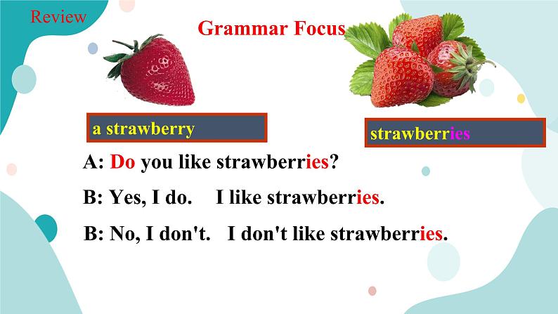 人教版新目标7年级上册英语Unit6 SectionA(Grammar focus-3c)课件第7页