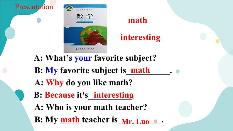 人教版新目标7上英语Unit9 My Favorite subject is science SectionA (2a-2d)课件+教案+练习+音频04