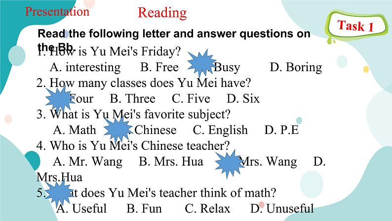 人教版新目标7上英语Unit9 My Favorite subject is science SectionB(2a-3c)课件+教案+练习07