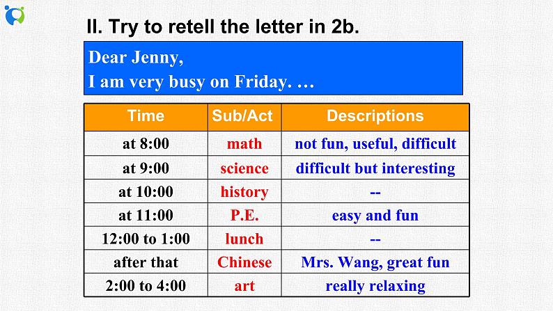 Unit 9 My favorite subject is science. Section B 3a-Self check 课件第6页