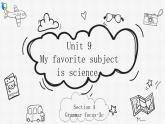 Unit 9 My favorite subject is science. Section A Grammar focus-3c 课件+练习