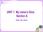 Unit 1 My name's Gina  Section A 1a-2d 课件+练习+音频