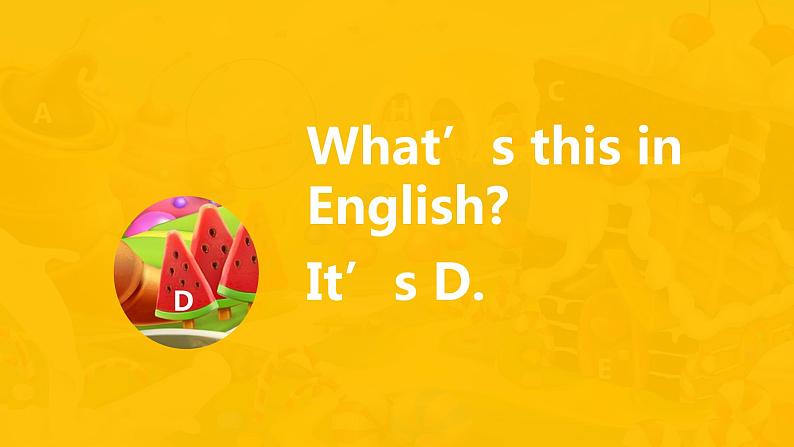 Starter Unit 2 What’s this in English 1a-2e 课件+练习05