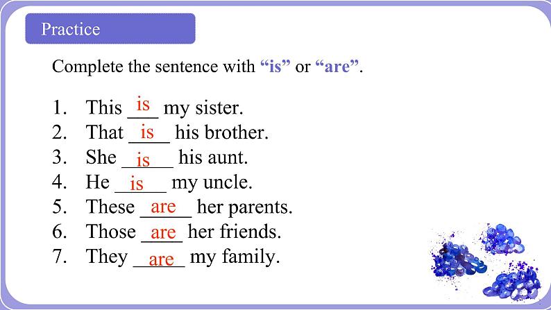 人教版英语七年级上册：Unit2 This is my sister SectionA(Grammar-3c)课件第6页