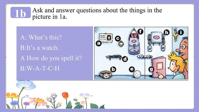 人教版英语七年级上册：Unit3 Is this your pencil Section B(1a-2d).课件pptx第8页