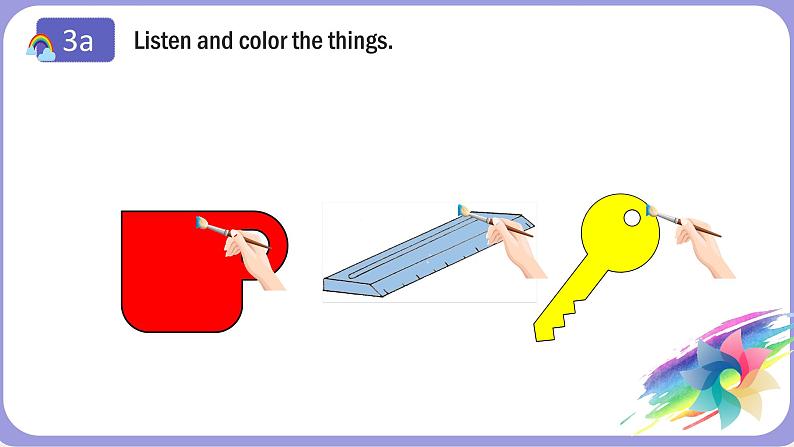 人教版英语七年级上册：Starter Unit 3Whacolor it it period 1（3a-4d)课件第4页