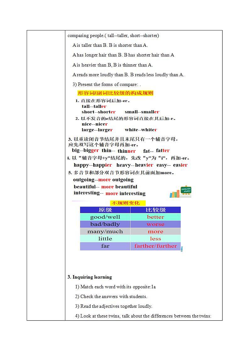 人教新目标八上unit3 sectionA 1a-2d课件+音频+视频+全英教案03