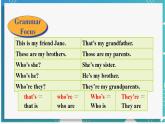 人教版七年级英语上册--Unit 2 This is my sister 第3课时 Section A (Grammar Focus－3c)（课件）