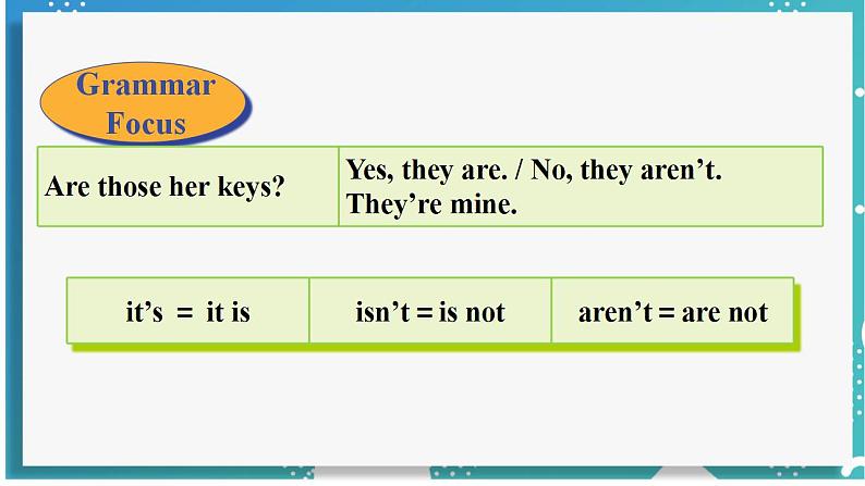 人教版七年级英语上册--Unit 3 Is this your pencil？第3课时 Section A (Grammar Focus－3c)（课件）05