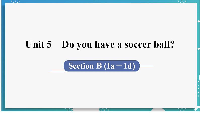 Section B (1a－1d)第1页