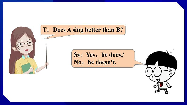 人教版八年级英语上册--Unit 3　I'm more outgoing than my sister.　 Section A (Grammar Focus－3c)第3页