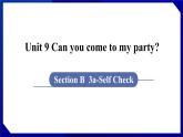 人教版八年级英语上册--Unit 9 Can you come to my party SectionB（3a-Self Check）（课件）