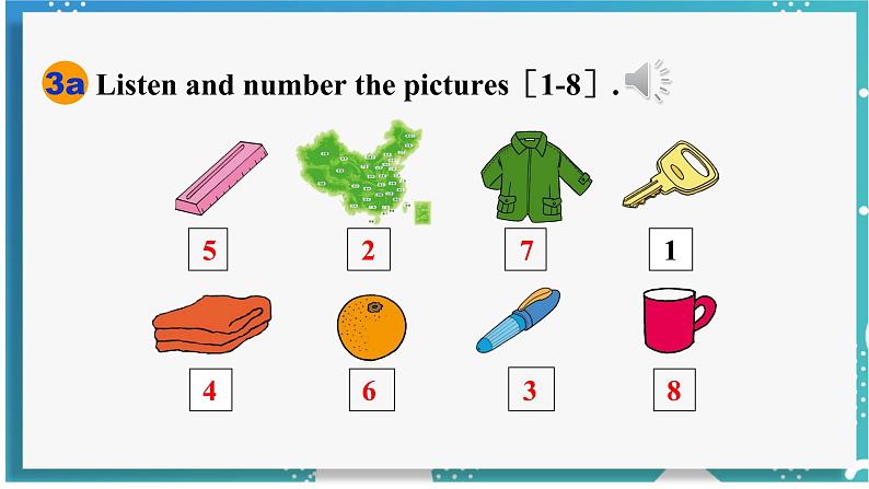 人教版七年级英语上册--Starter Unit 2 What's this in English？ (3a－4d)（课件）07