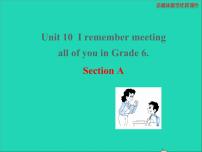 鲁教版 (五四制)九年级全册Unit 10 I remember meeting all of you in Grade 6.Section A课堂教学ppt课件