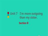 七年级英语上册Unit7I'mmoreoutgoingthanmysisterSectionB课件鲁教版五四制