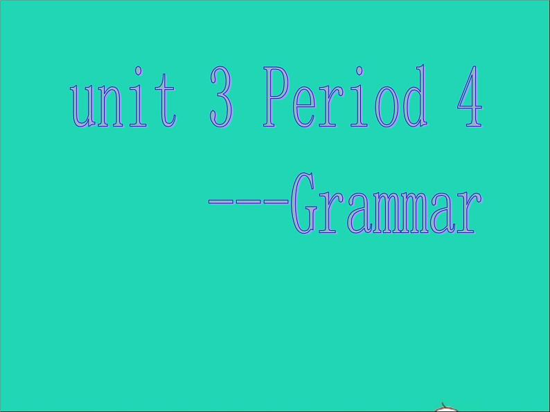 2022七年级英语上册Unit3Welcometoourschoolgrammar课件新版牛津版01