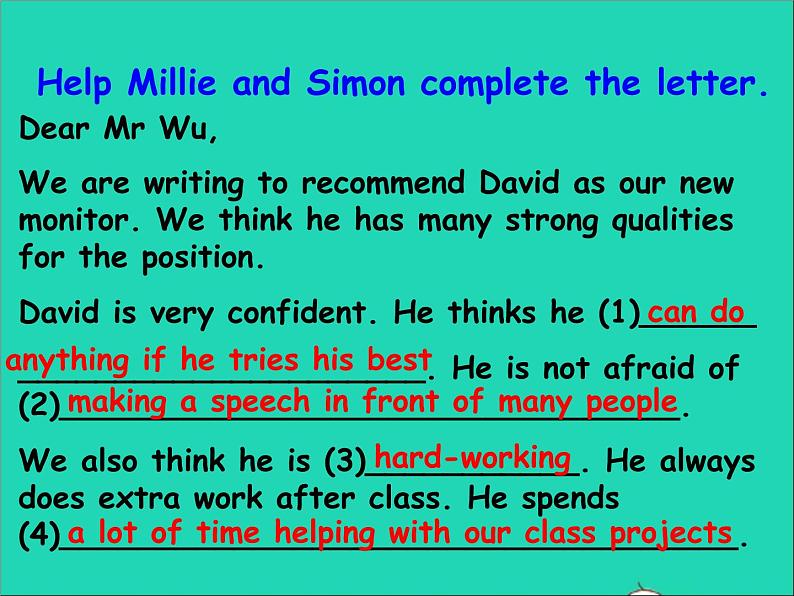 2022九年级英语上册Unit1KnowyourselfTask课件新版牛津版05