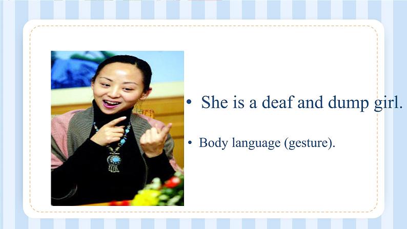 Unit 1 Lesson 1 Body Language 课件2021-2022学年北师大版九年级英语全册06