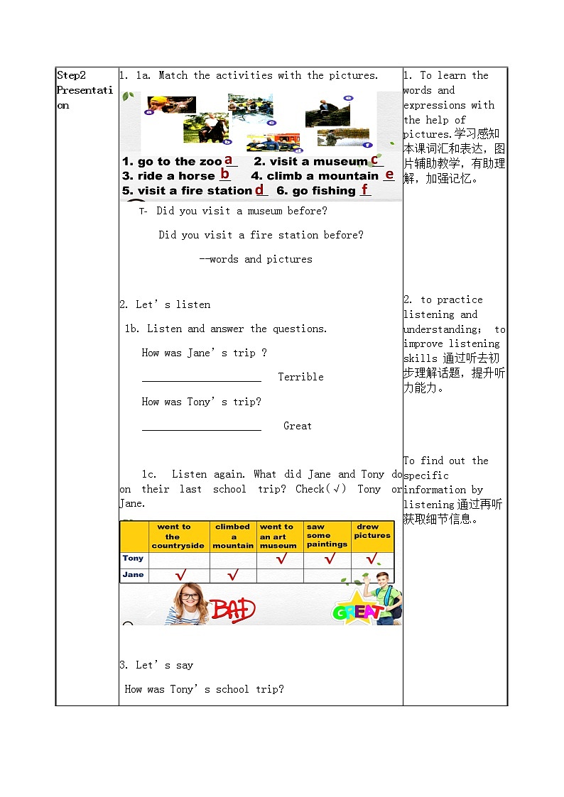 七下Unit11 SecB-1a-2c教学设计03