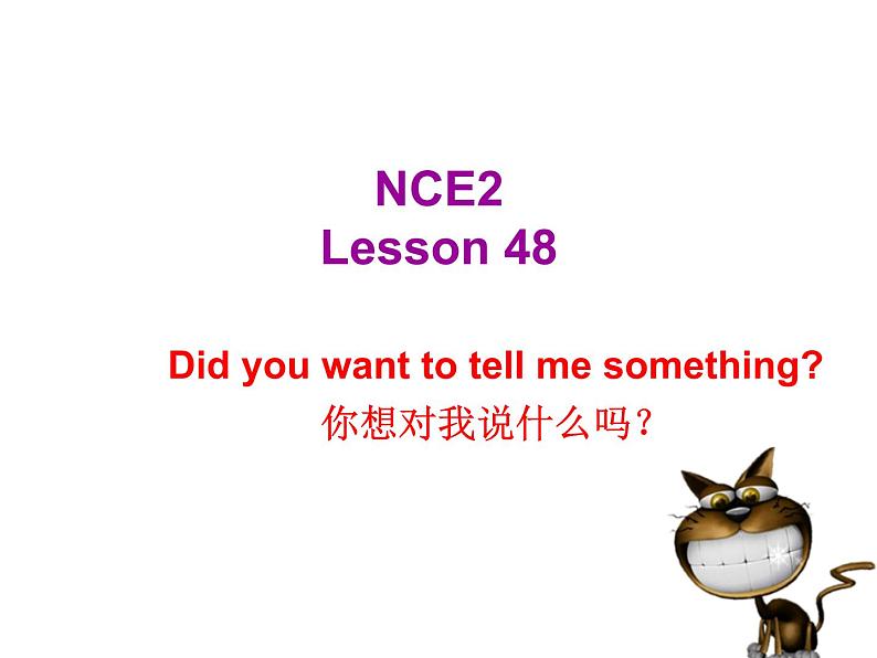 新概念英语第二册课件Lesson48（共22页）第1页