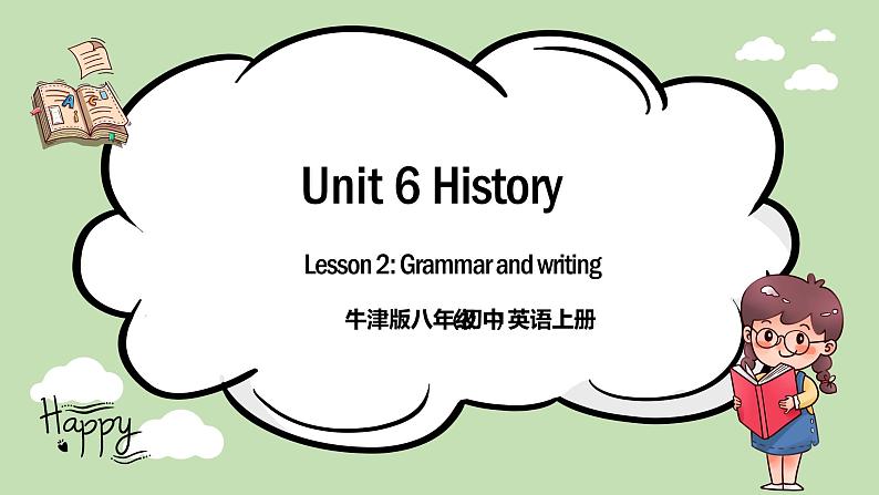 《Unit 6 History》grammar and writing 教案+课件01